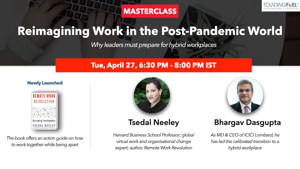 Masterclass: Reimagining work in the post pandemic world